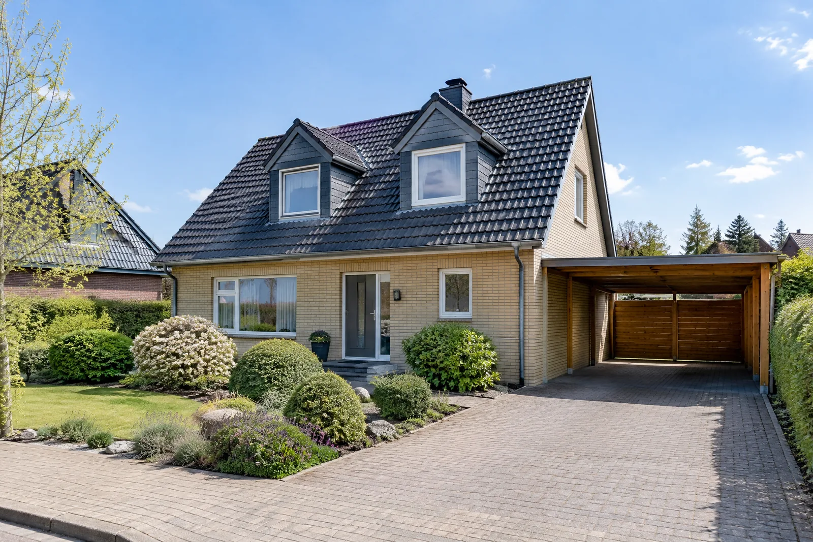 Einfamilienhaus in Ostwalde Brinkhof, Aussenansicht