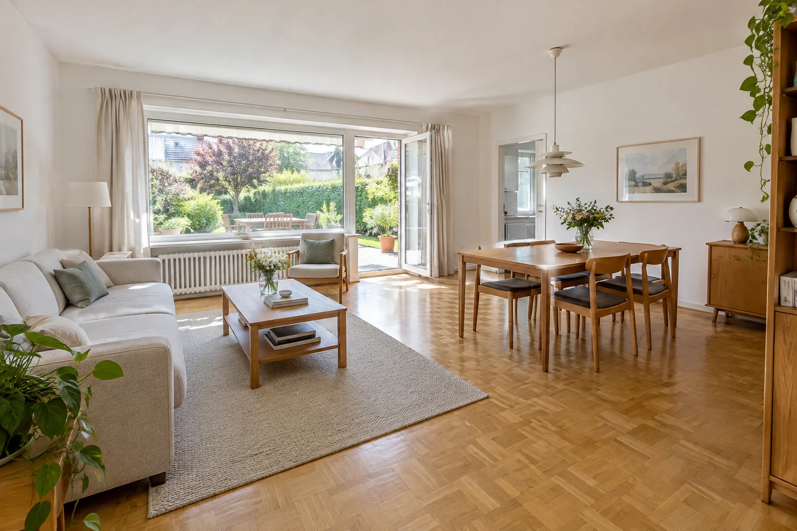 Wohnzimmer mit Essbereich